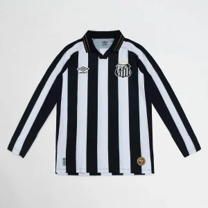 Camisola Manga longa Santos Away 2026/27 branca/preto