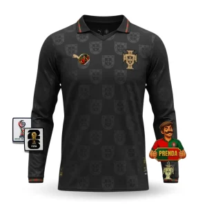 Camisola Seleção Portugal MANGA LONGA edição especial pantera negra EUSÉBIO 2026/27 - ADEPTO