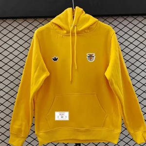 SWEATSHIRT SL BENFICA AMARELA X ADIDAS ORIGINALS COM CAPUZ 25/26 – UNISSEXO