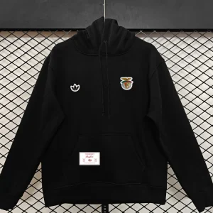 SWEATSHIRT SL BENFICA PRETA X ADIDAS ORIGINALS COM CAPUZ 25/26 – UNISSEXO