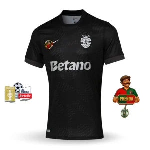 Camisola AWAY alternativo 2025/26 preto