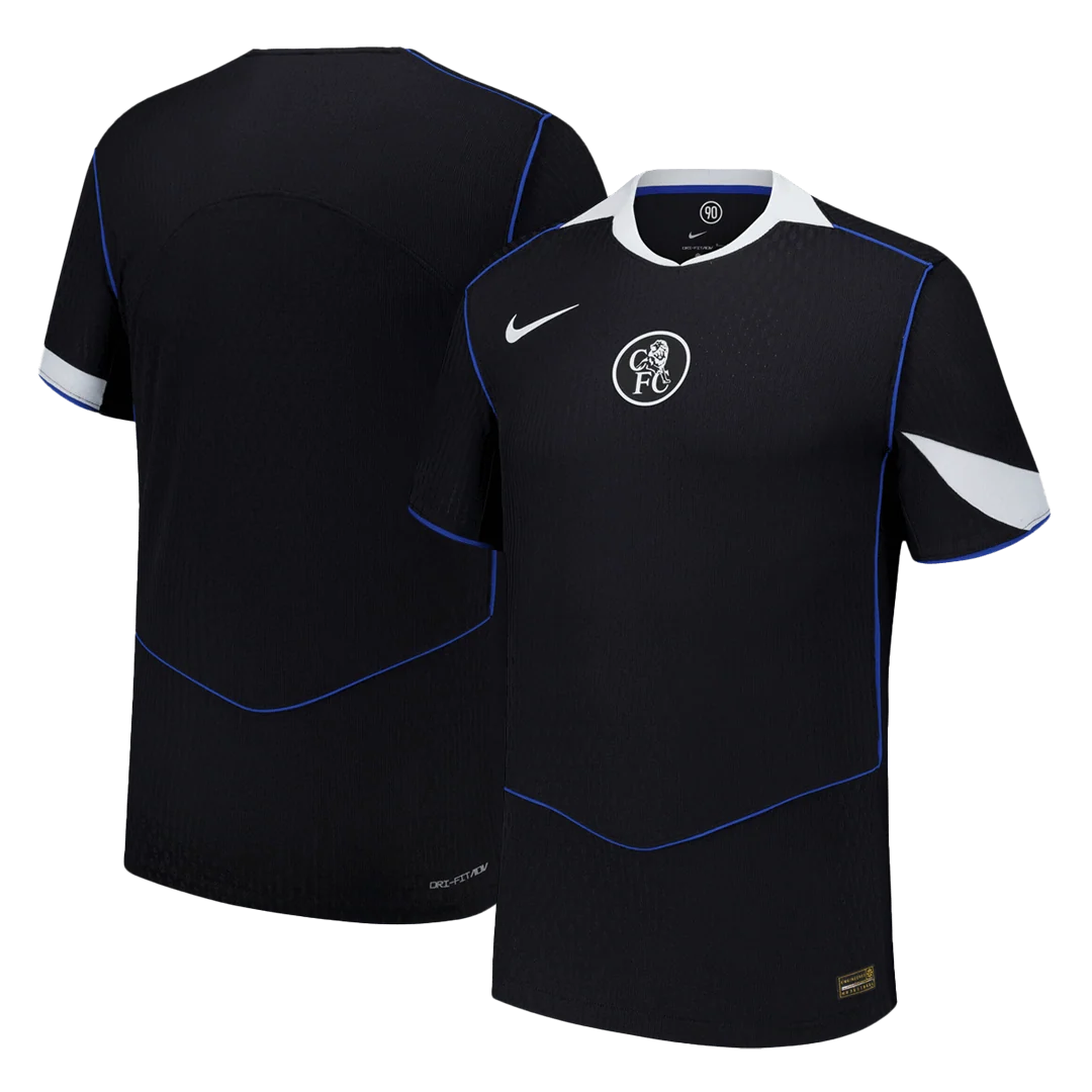 Jogador Chelsea Fora Terceira Futebol Camisas 2025/26 Preto - Image 3