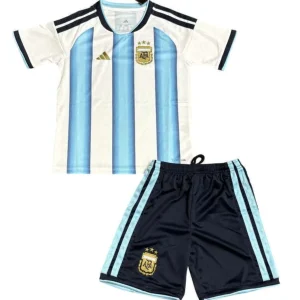 CAMISOLA ARGENTINA  2026/27 - COPA DO MUNDO 2026 - CONJUNTO INFANTIL