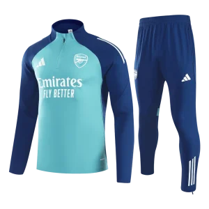 Arsenal Zíper Moletom Conjunto (Top+Calças) 2025/26 Verde