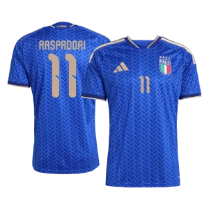 RASPADORI #11 Itália Casa Camisa 2026 Azul