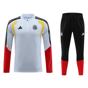 Alemanha Infantil Zíper Moletom Conjunto (Top+Pants) 
 2026 Branco