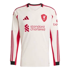 Liverpool Fora Manga comprida 2025/26 Branco