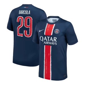 BARCOLA #29 PSG Casa Camisa Marinha - UCL