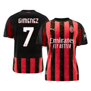 GIMENEZ #7 AC Milan Casa Camisa 2025/26