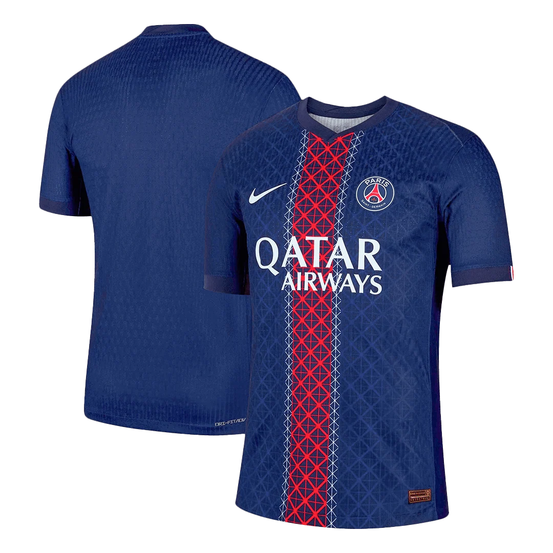 Jogador PSG Casa Futebol Camisas 2025/26 Marinha - Image 4