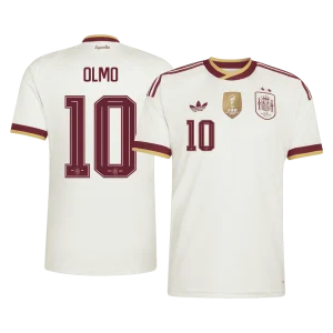 OLMO #10 Spain Fora Copa do Mundo Camisa 2026 Branco