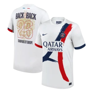 Champions of Europe #26 PSG Fora Camisa 2024/26 Branco