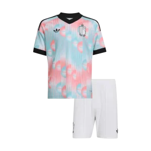 Bélgica Infantil  Fora Copa do Mundo Futebol Camisa Conjunto (Camisa+Shorts) 2026